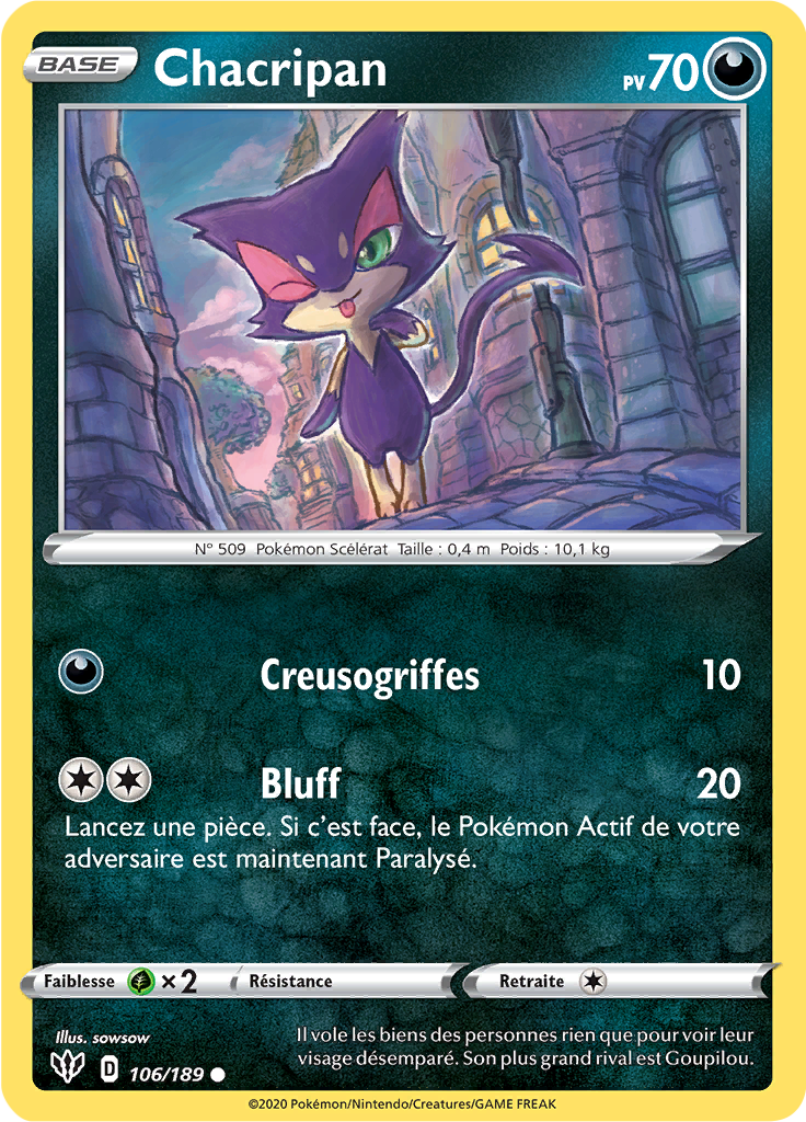 Chacripan (Reverse Holo)