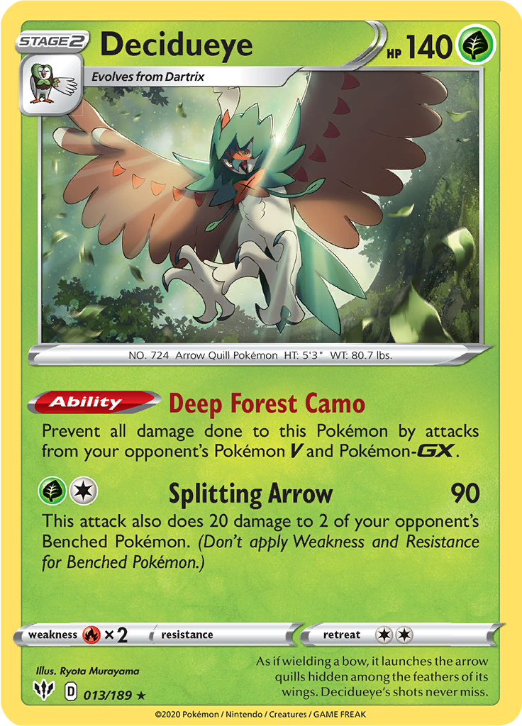Decidueye (Reverse Holo)