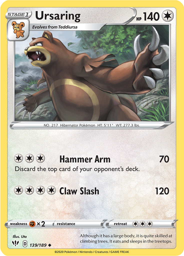 Ursaring (Reverse Holo)