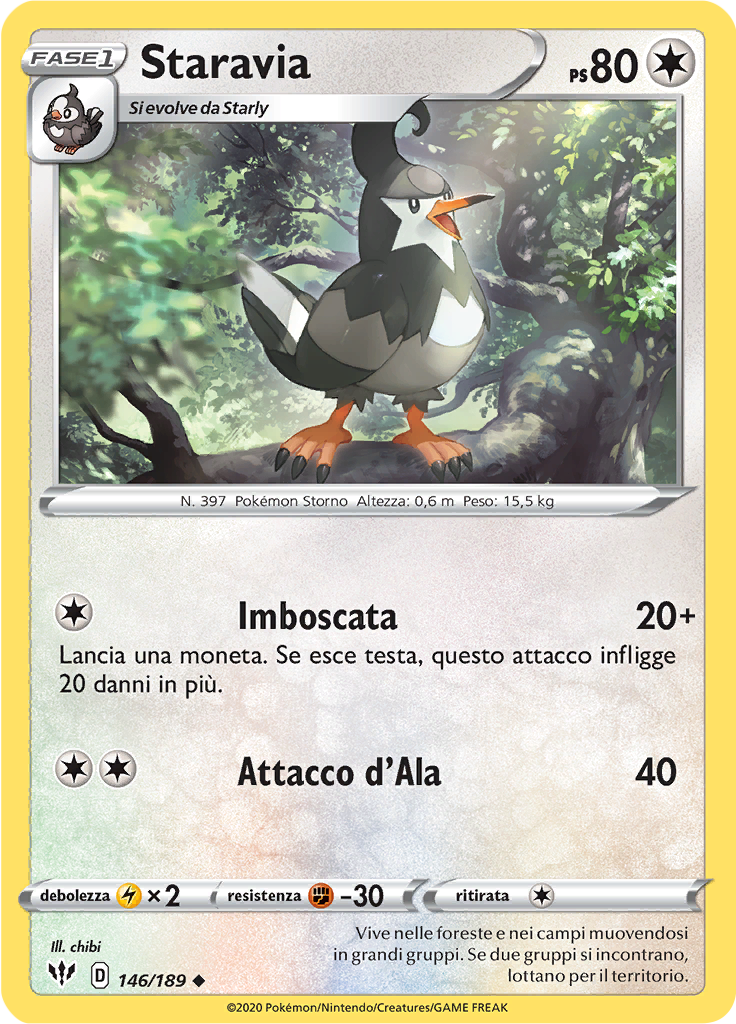 Staravia (Reverse Holo)