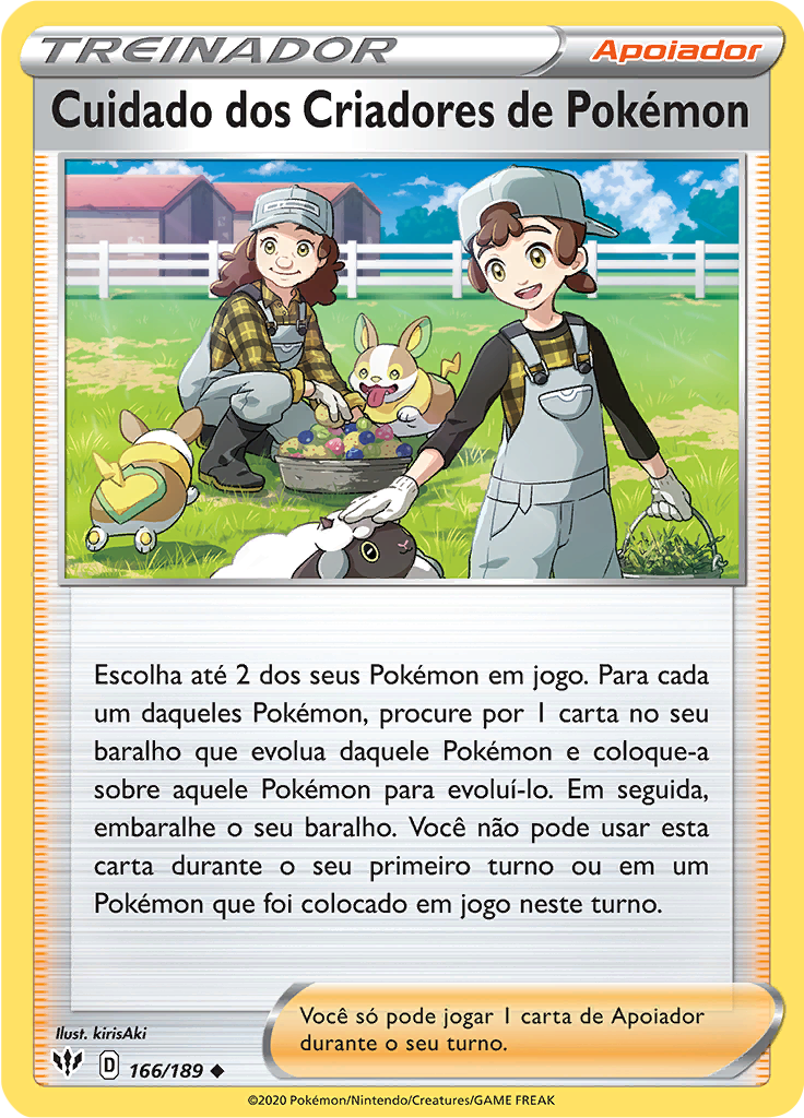 Cuidado dos Criadores de Pokémon (Reverse Holo)