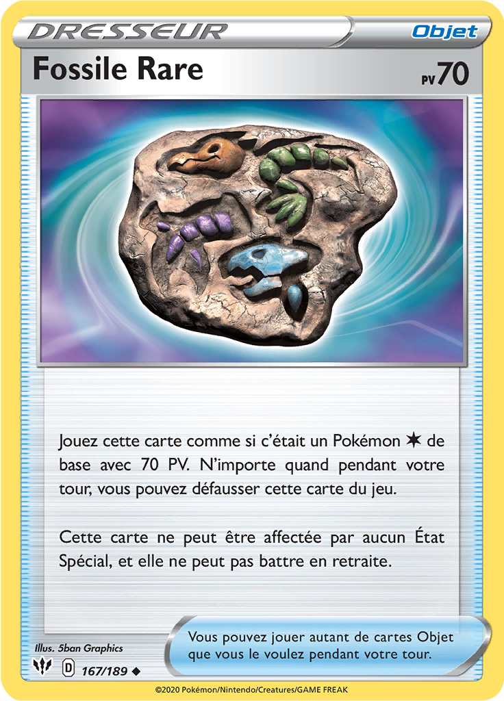 Fossile Rare (Reverse Holo)