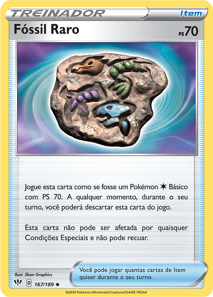 Fóssil Raro (Reverse Holo)