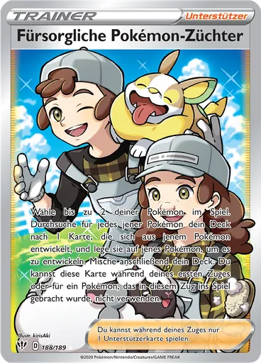 Fürsorgliche Pokémon-Züchter — Flammende Finsternis