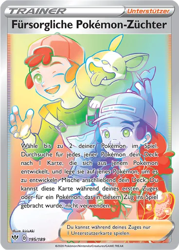 Fürsorgliche Pokémon-Züchter — Flammende Finsternis