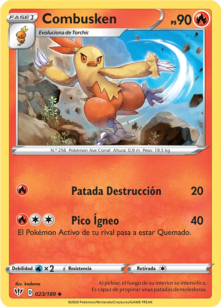 Combusken (Reverse Holo)