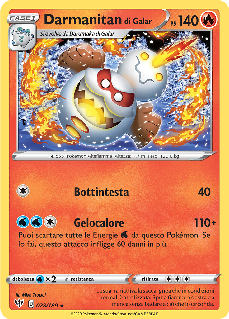 Darmanitan di Galar (Reverse Holo)