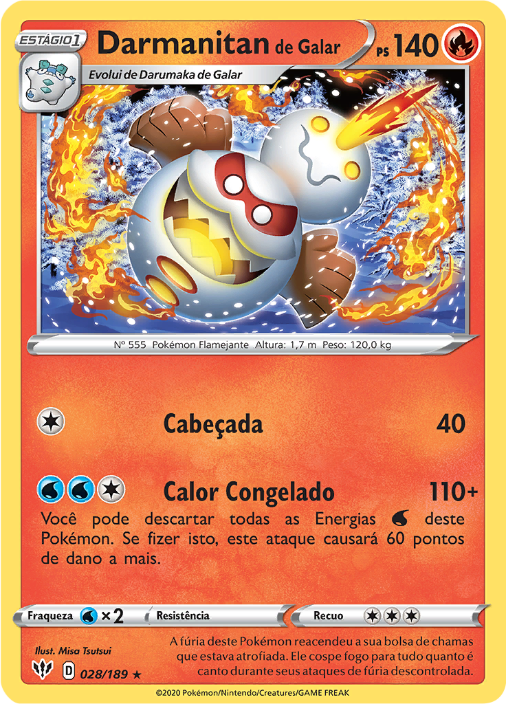 Darmanitan de Galar (Reverse Holo)