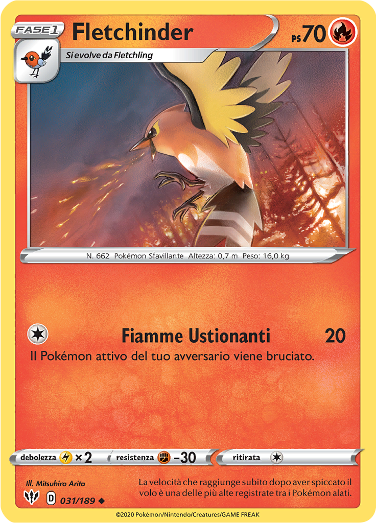 Fletchinder (Reverse Holo)