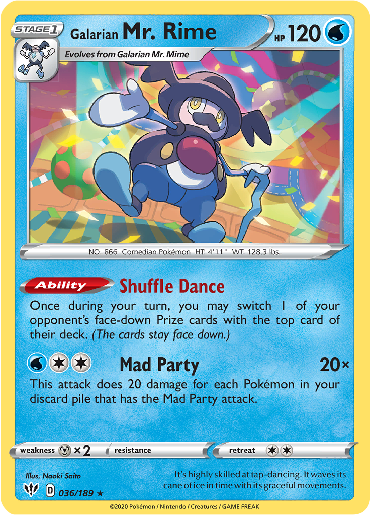 Galarian Mr. Rime (Reverse Holo)