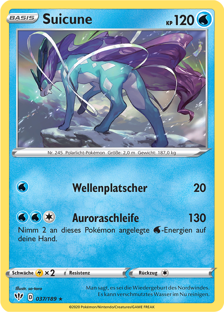 Suicune (Reverse Holo)