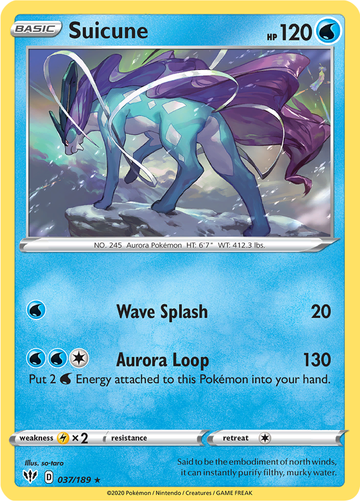 Suicune (Reverse Holo)