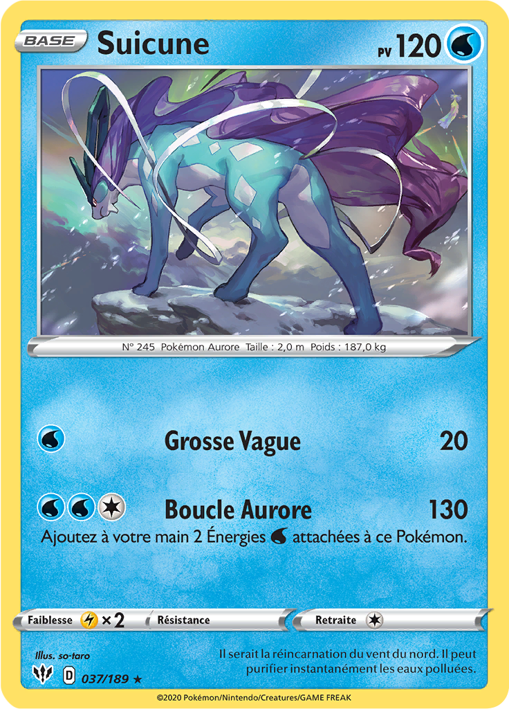 Suicune (Reverse Holo)