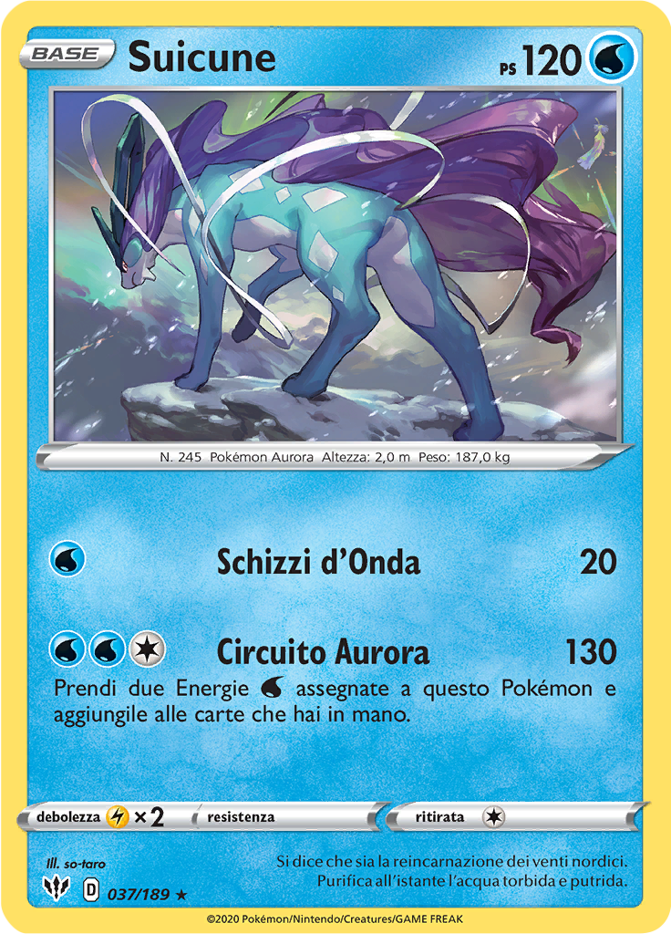 Suicune (Reverse Holo)