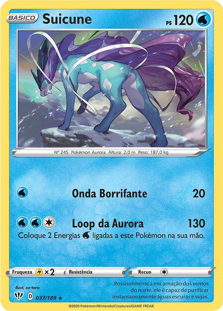 Suicune (Reverse Holo)
