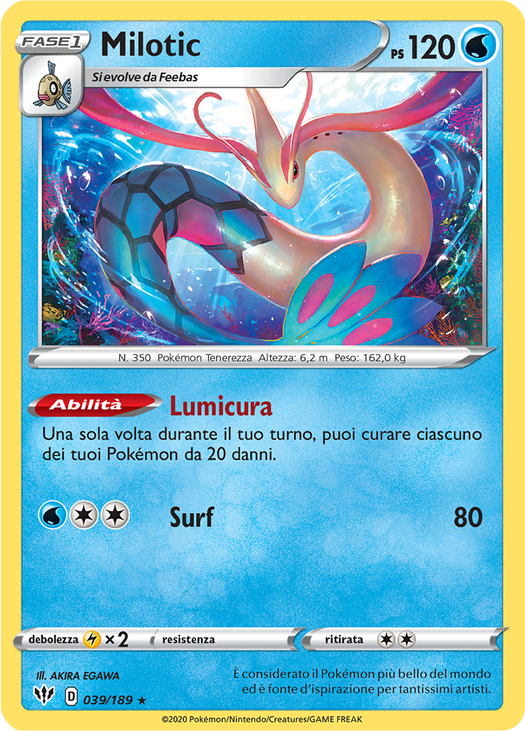 Milotic (Reverse Holo)