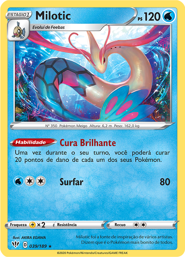 Milotic (Reverse Holo)