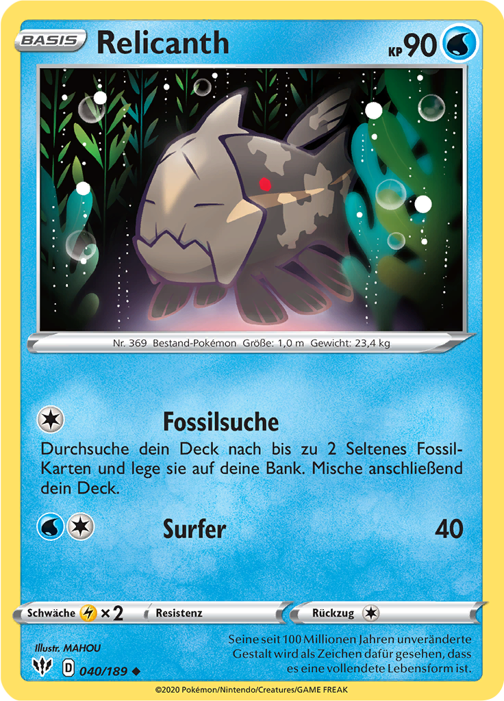 Relicanth (Reverse Holo)