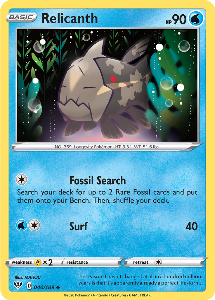 Relicanth (Reverse Holo)