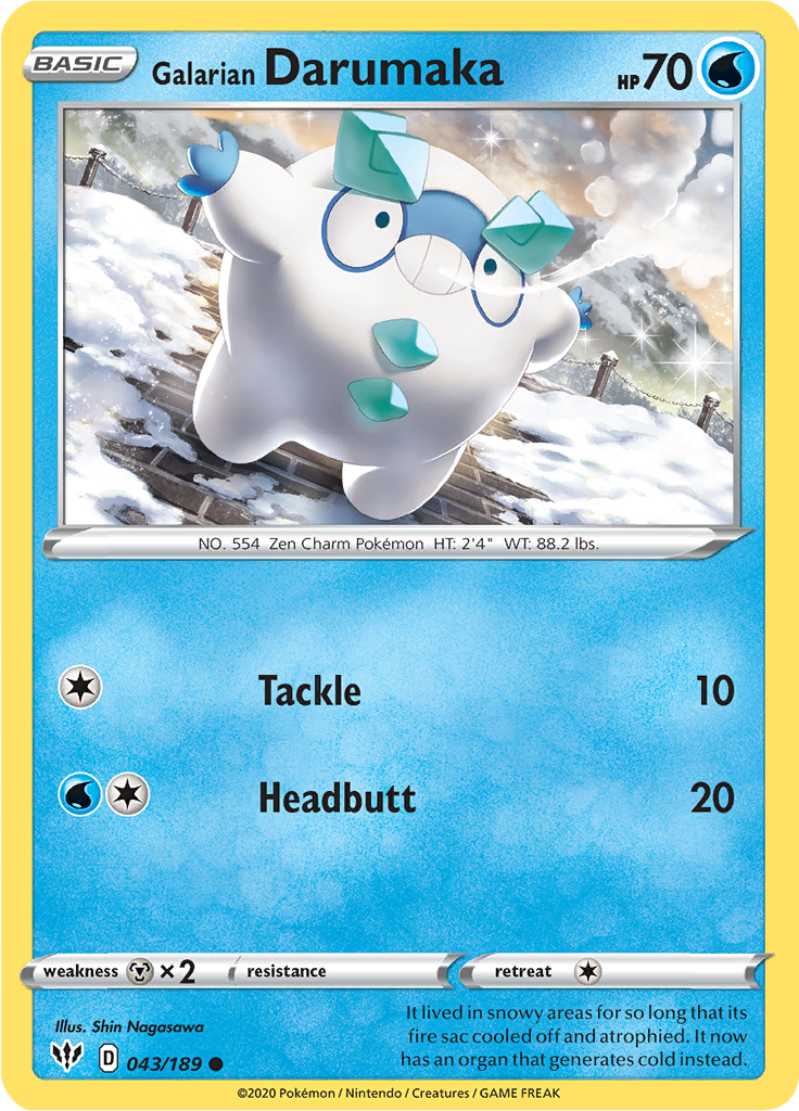 Galarian Darumaka (Reverse Holo)