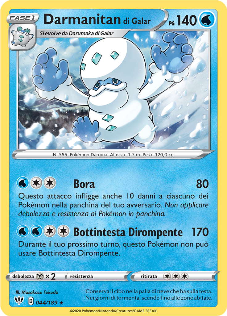 Darmanitan di Galar (Reverse Holo)