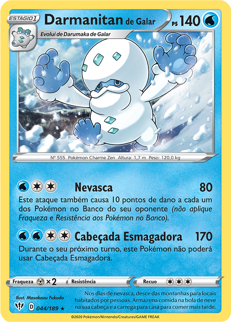 Darmanitan de Galar (Reverse Holo)
