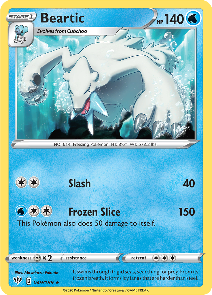 Beartic (Reverse Holo)