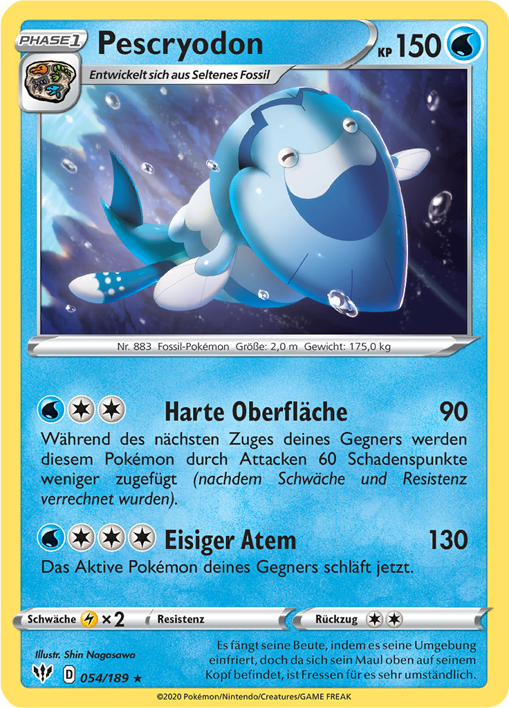 Pescryodon (Reverse Holo)