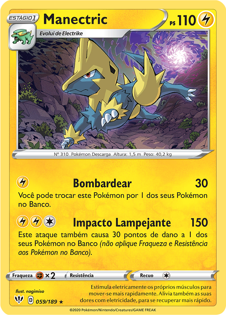 Manectric (Reverse Holo)