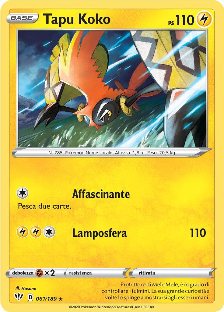 Tapu Koko (Reverse Holo)
