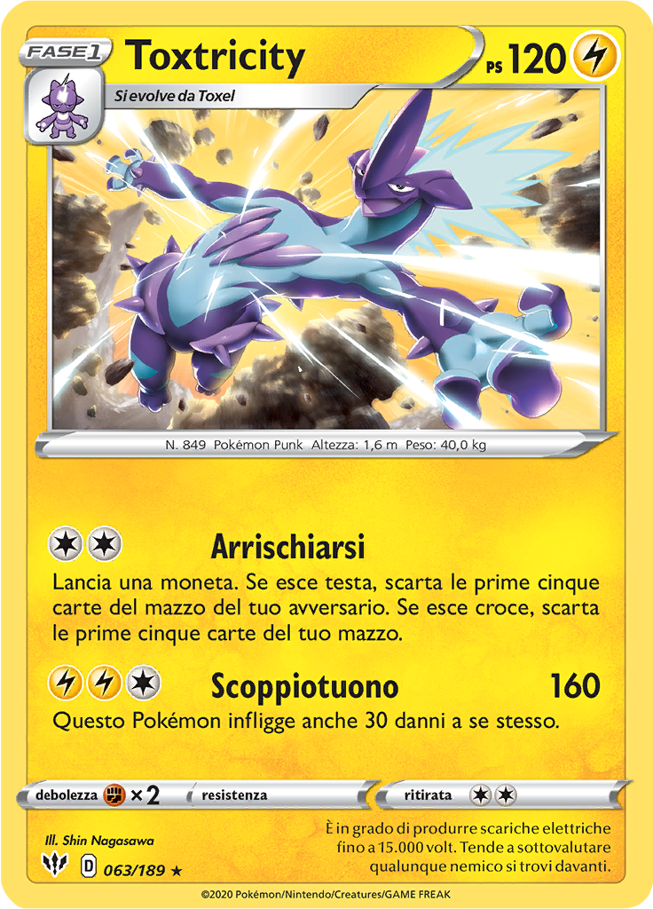 Toxtricity (Reverse Holo)