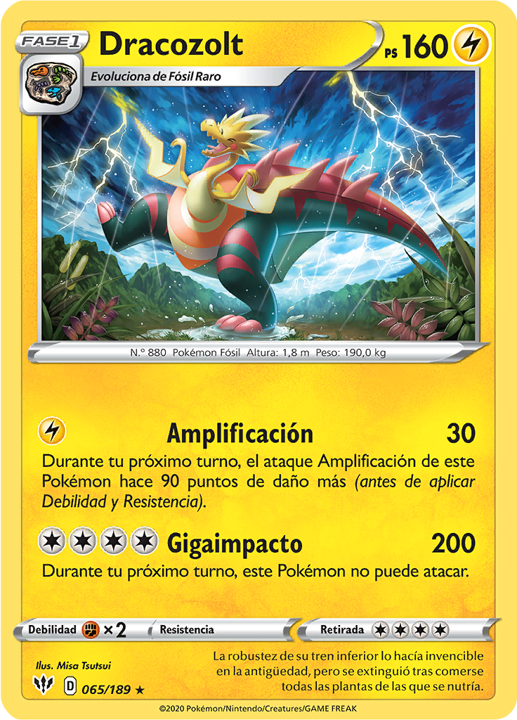 Dracozolt (Reverse Holo)