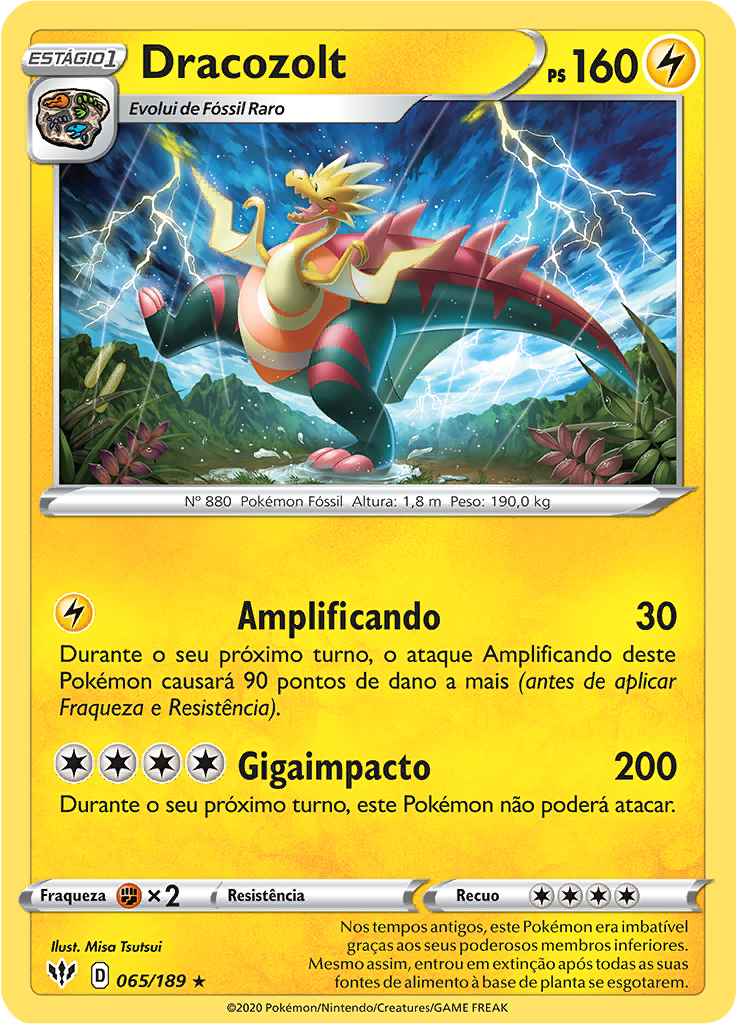 Dracozolt (Reverse Holo)