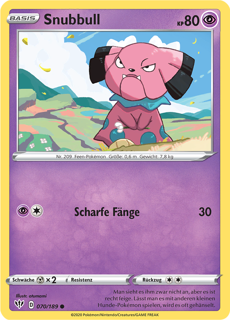 Snubbull (Reverse Holo)