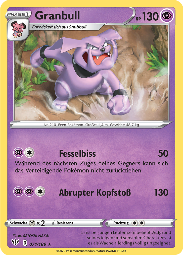 Granbull (Reverse Holo)