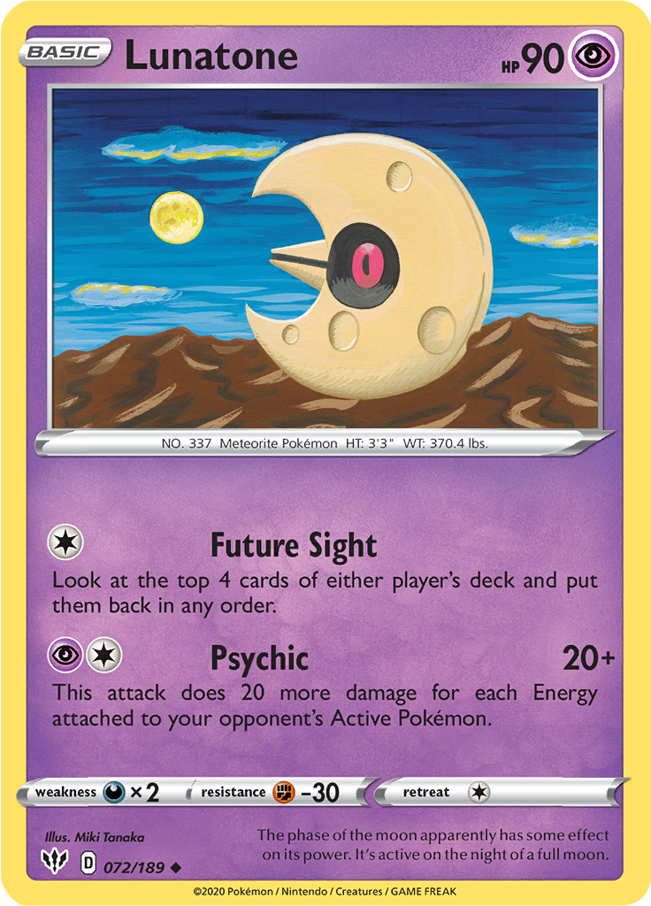 Lunatone (Reverse Holo)