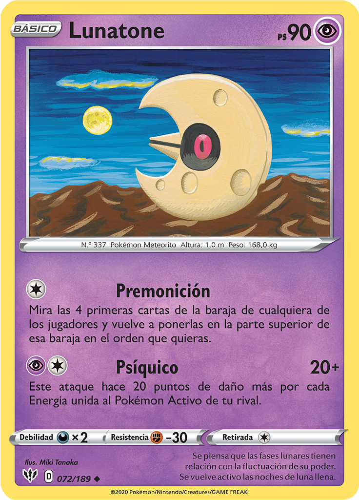 Lunatone (Reverse Holo)