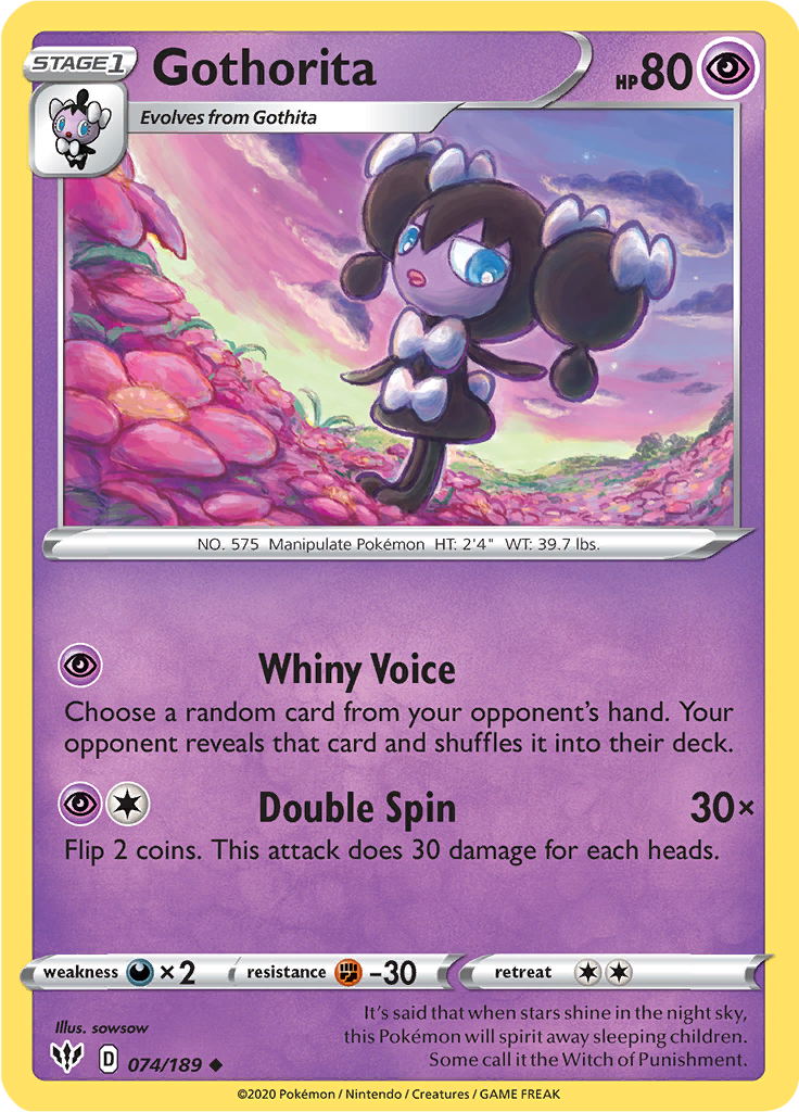 Gothorita (Reverse Holo)