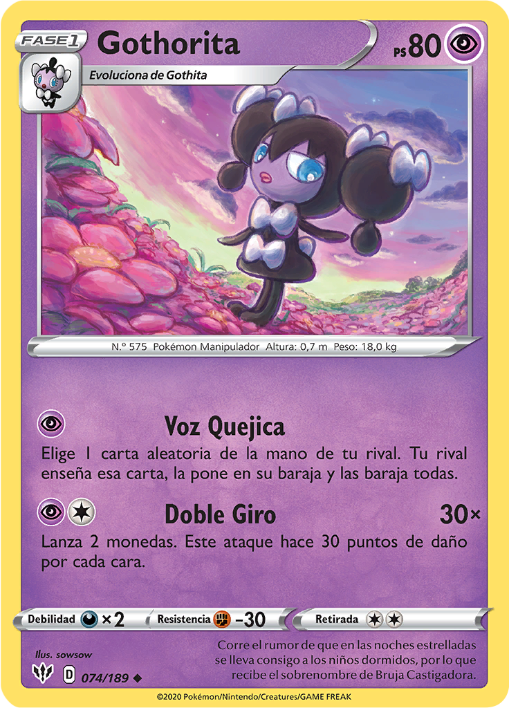 Gothorita (Reverse Holo)