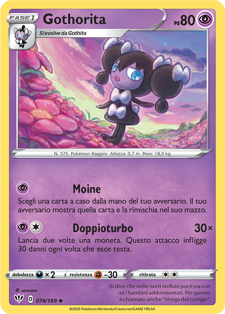 Gothorita (Reverse Holo)