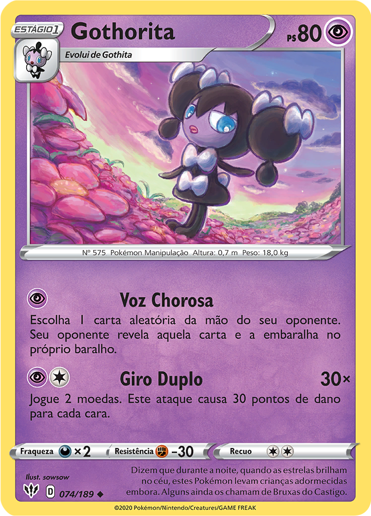 Gothorita (Reverse Holo)