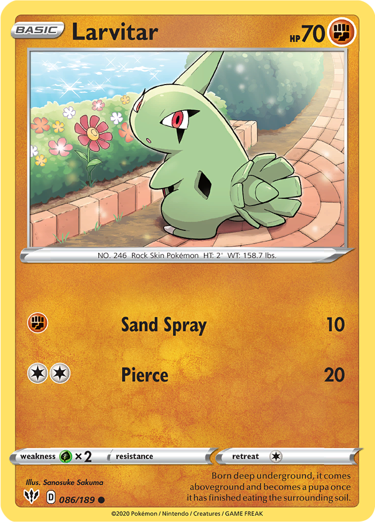 Larvitar (Reverse Holo)