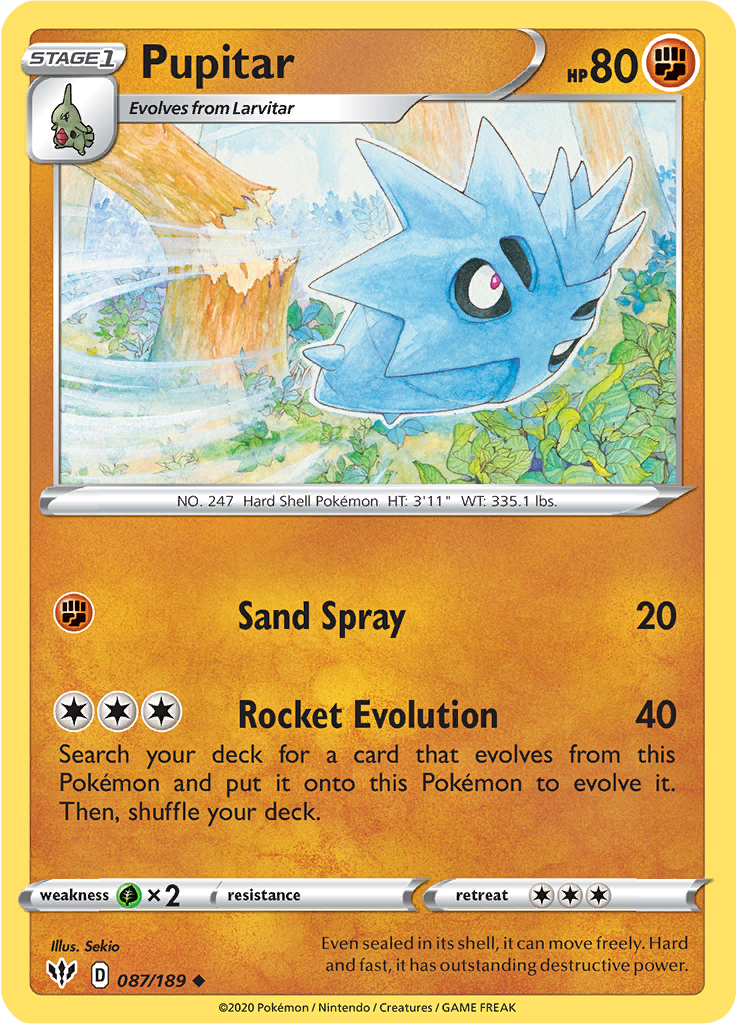 Pupitar (Reverse Holo)