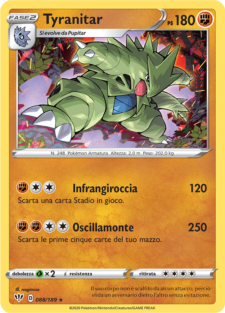 Tyranitar (Reverse Holo)