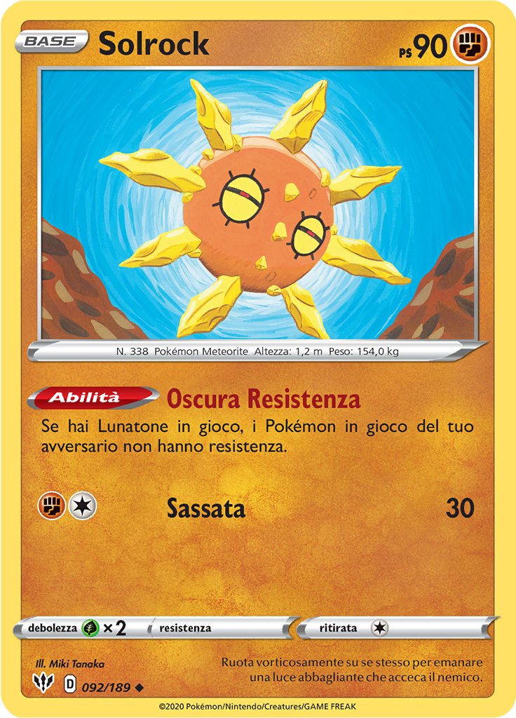 Solrock (Reverse Holo)
