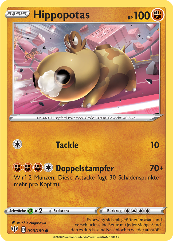 Hippopotas (Reverse Holo)