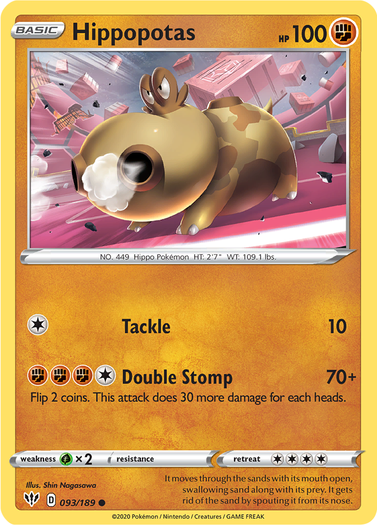 Hippopotas (Reverse Holo)