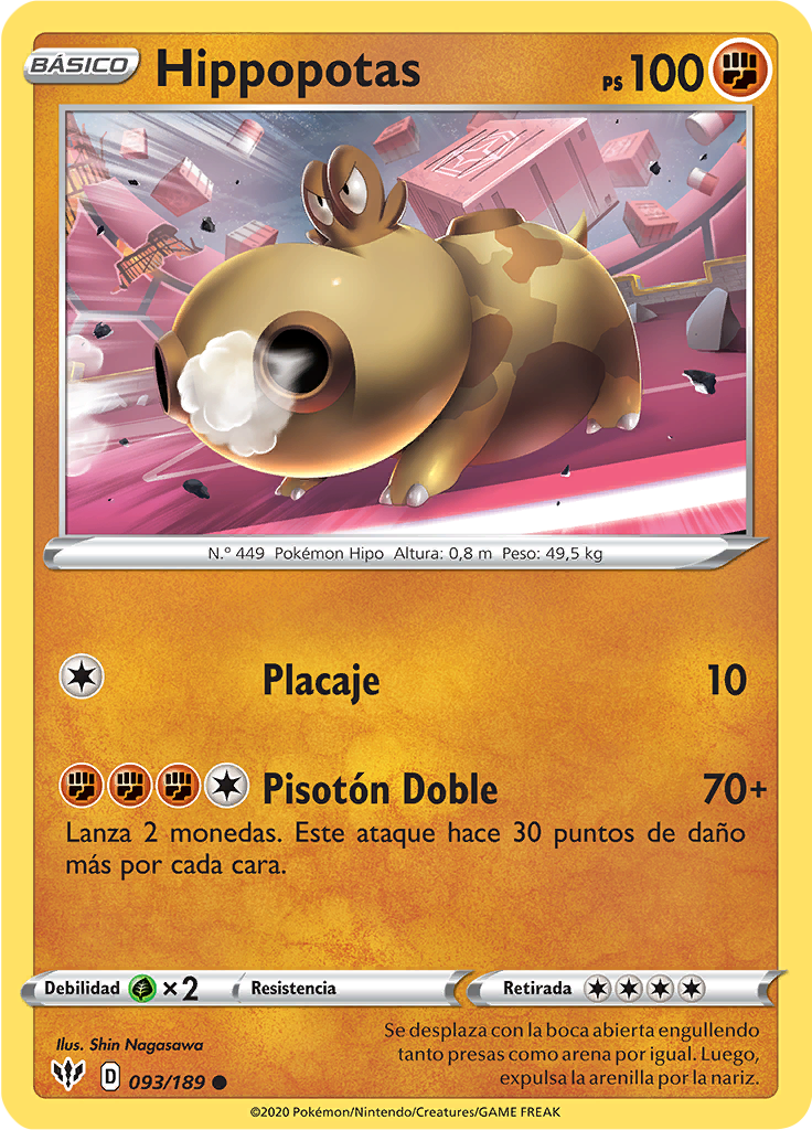 Hippopotas (Reverse Holo)
