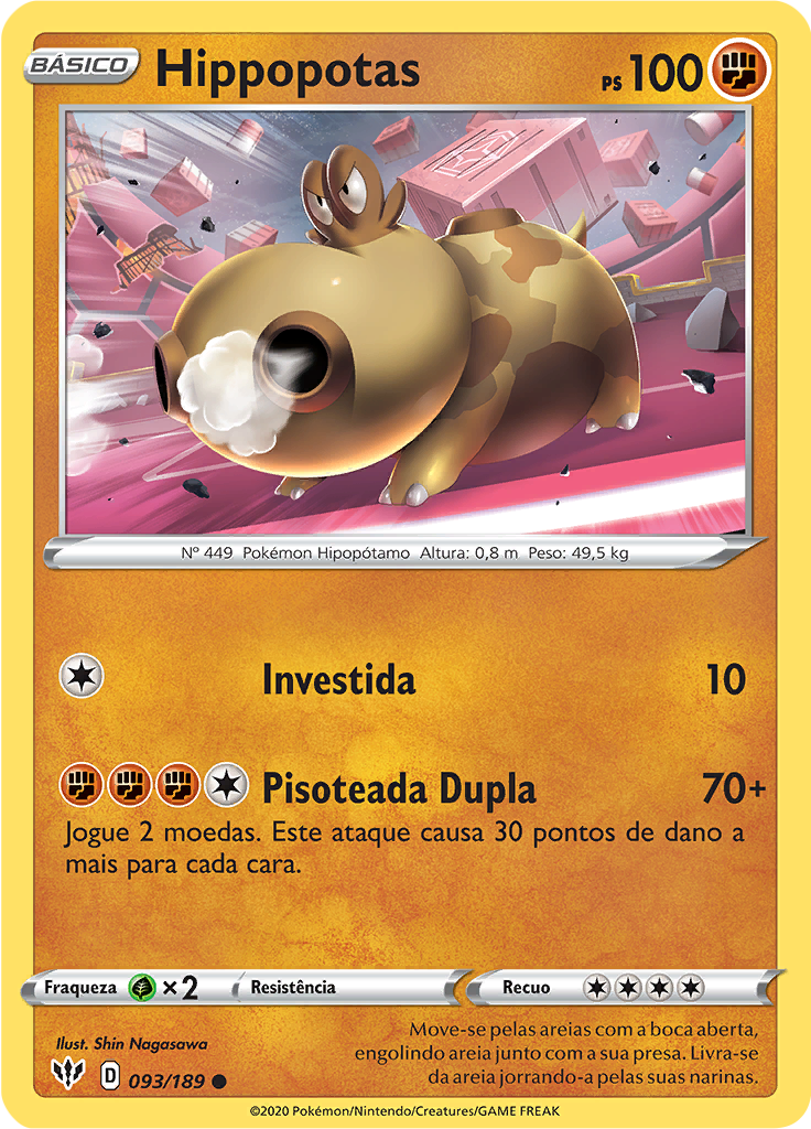 Hippopotas (Reverse Holo)