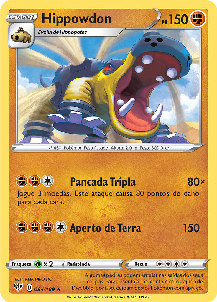 Hippowdon (Reverse Holo)